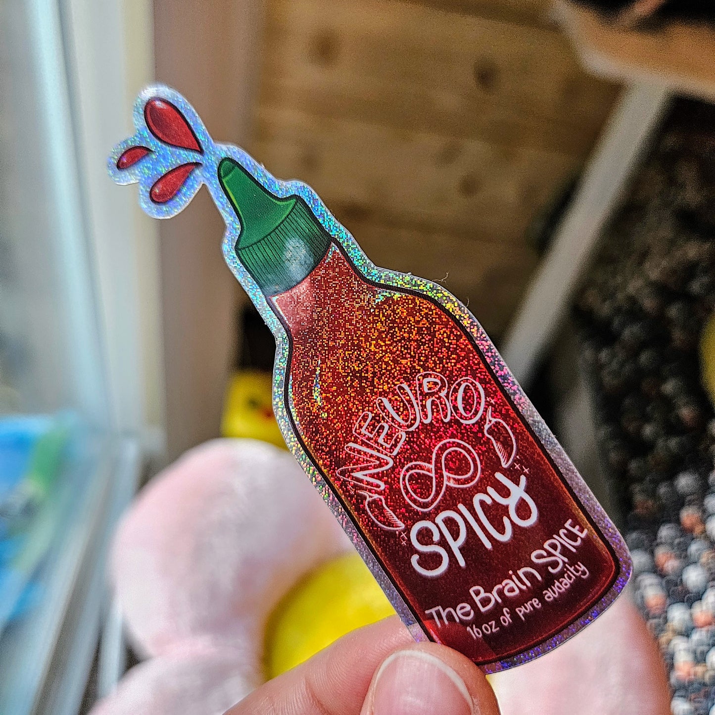 3" 'Neurospicy' Sriracha Vinyl Sticker