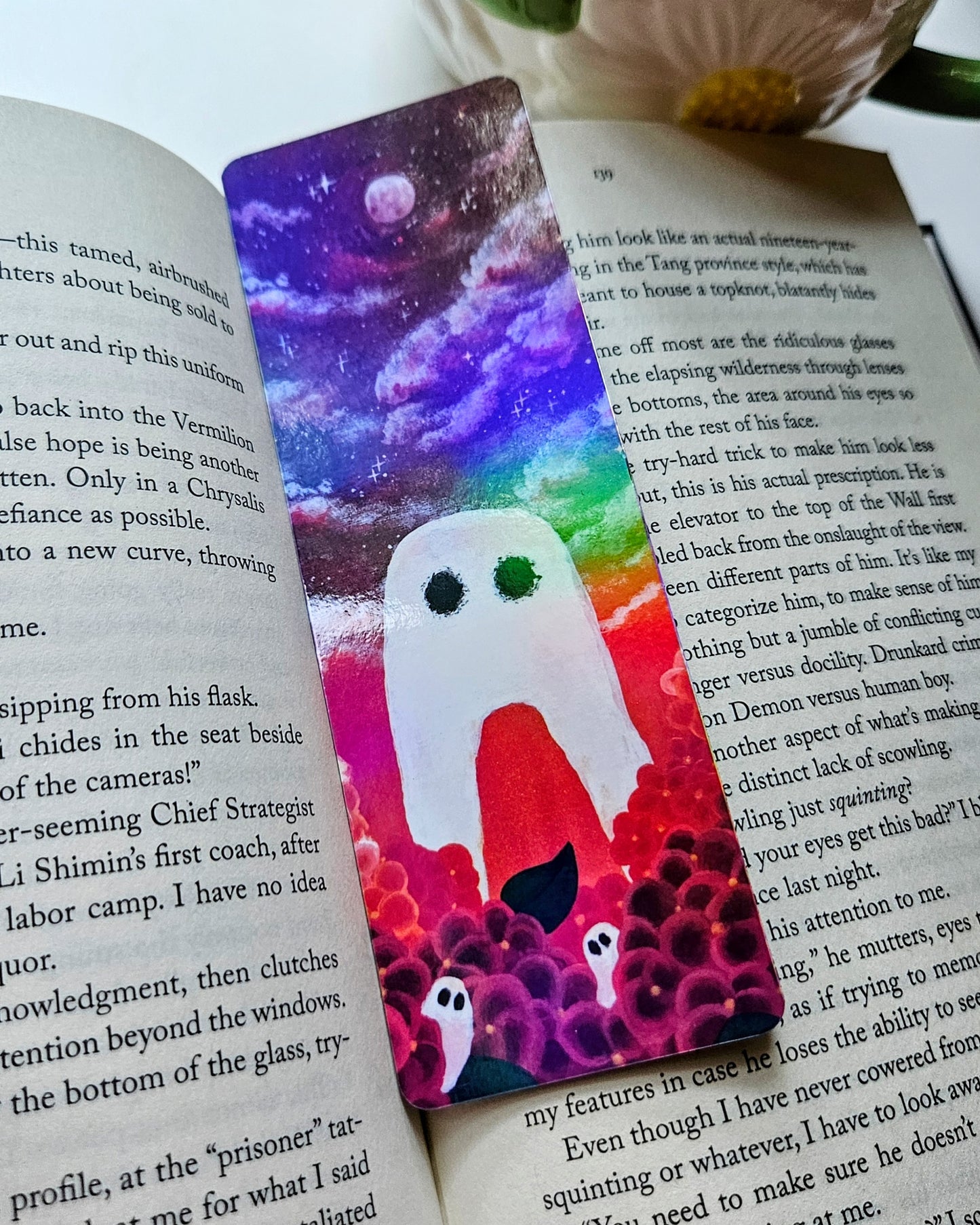 Cryptid Bouquet Holographic Bookmarks