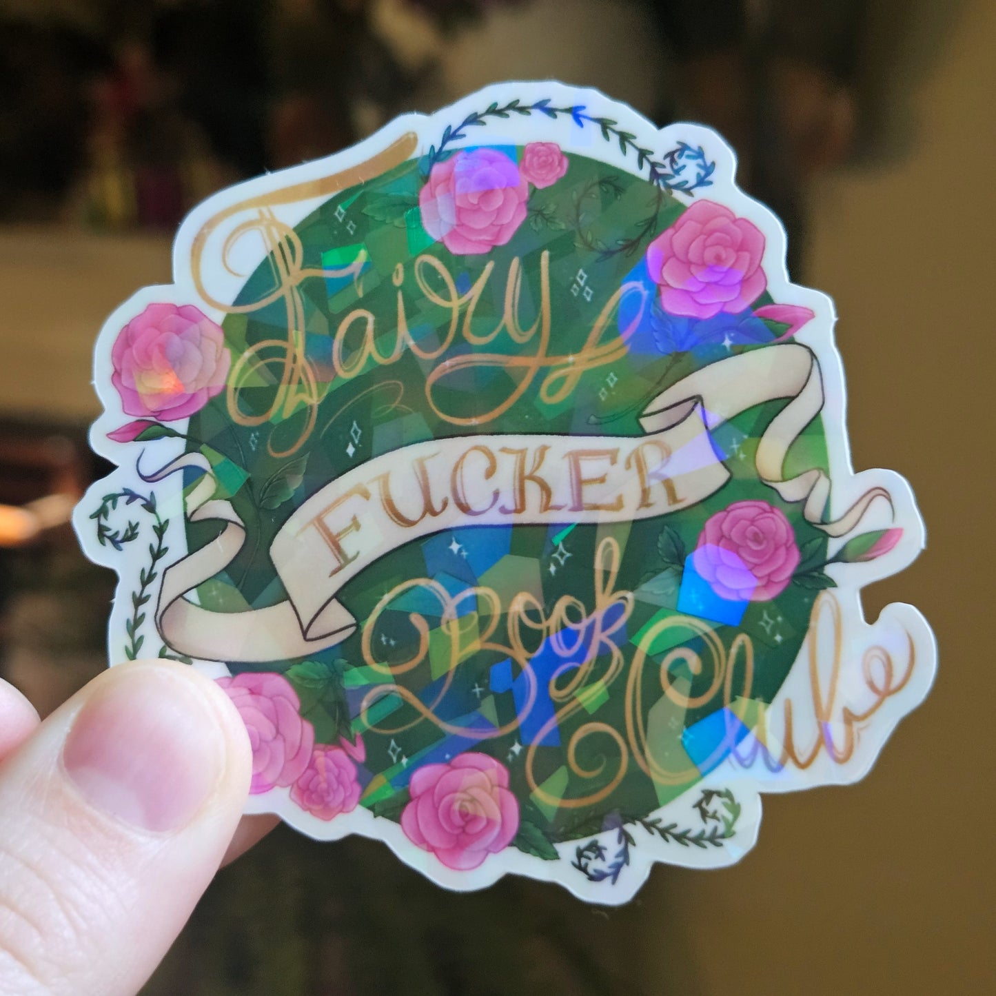 'Fairy F*cker Bookclub' Vinyl Sticker - Booktok Inspired