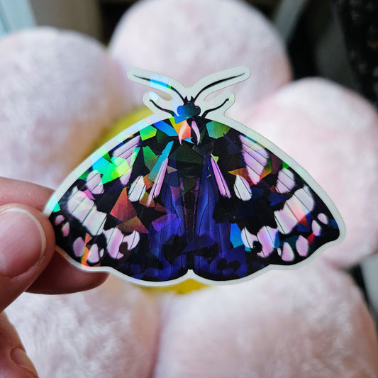 Gender Fluid Pride Flag Scarlet Tiger Moth Sticker